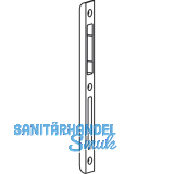 Schlieblech GU-Secury z. Einfrsen verstell. links, Falz 4 mm, verzinkt silber