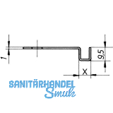 HEKNA Anschlagwinkel 5 mm Riegelanschluss