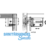 SECOTEC Schrankaufhnger verstellbar Kunststoff wei SB-1PR BL5