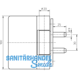 Trband Multi 2D/VN 5046, Rollen- 20 mm, Bandhhe 100 mm, Edelstahl