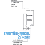 Anschraubtaschen V3611, Bauhhe 5,8 mm