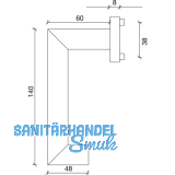 SOLIDO FH-Drckergt. SYLT - auf Ros. WC, TS35 - 45, Edelstahl matt
