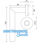 SOLIDO Drckerlochteil NORWEGEN - auf Drckerros., Edelstahl matt