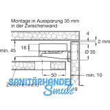 ACCURIDE 1316 Synchronsteuerung, Schienenlnge 500 mm