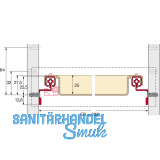 HETTICH SYSTEMA TOP 2000 Quadro 12 Teilauszug