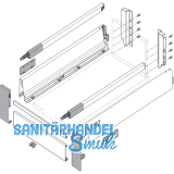 BLUM TANDEMBOX Vorderstck ohne Nut, grau RAL9006