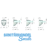 Glastablar-Klemmtrger Cobrone,Glasstrke 10 mm,Zinkdruckguss verchromt matt