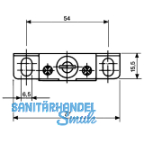 Tablartrger Nova 15, Tablarstrke 19 mm, Bolzen  12 mm, glanzverzinkt