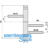 Trband Design V 3420 WF BASIC, Band  15 mm,Bandhhe 104mm,Stahl verchromt matt