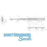 ACCURIDE 5321-60 Kugelkfigfhrung - berauszug, L 400 mm Stahl chromatiert