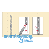 HETTICH SYSTEMA TOP 2000 Verriegelungsstange Stop Control, Lnge 5,5 HE