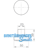 GRUNDMANN Wechselgarnitur WG 1754/WG4 M FH m. Rosetten PZ, VK 9, silber elox