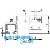 Wandbefestigungsmuffe Helm Agrar 501