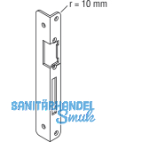 Winkelschlieblech f. GU Secury f. E-Trffner/AT-Stck, links, verzinkt silber