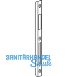 Schlieblech GU-Secury z. Einfrsen, Falz 4 mm, Stulp 16 mm, verzinkt silber