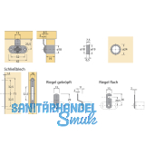 HETTICH PRESTIGE 2000 Zylinder-Hebelschloss Z23 Set, 18, 78020