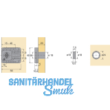 HETTICH PRESTIGE 2000 Zyl.-Kastenschloss Z23 variabel, 18, 79736