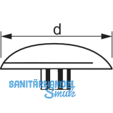 Abdeckkappe aus Kunststoff fr Torx20 braunbeige~RAL1011