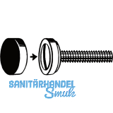 Rosettenunterkonstruktion fr Zylinderschraube  4.5/5.0/M5 Polythylen natur