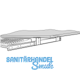 Keyboard-Auszug 2109, Lnge 450 mm, Stahl verzinkt