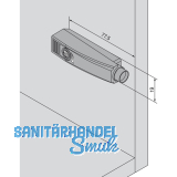 SECOTEC Tip On Set mit Scharnieren ohne Feder SB-1