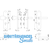 HOPPE SH-Wechselgt. AMSTERDAM - auf LS PZ72, TS42-47, oK., VK 8, Ed.