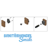 JuNie 7605 Bart ASS Schlieeinsatz Euro - Sperre, Zink roh