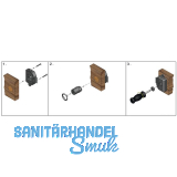 JuNie 7638 ASS Schlieeinsatz Zylinder verschiedensperrend, Messing poliert