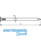 Beschlagstift 5.0x 80 blank
