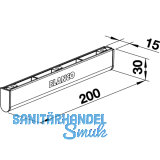 BLANCO Select Fubettigung Movex, 200 x 30 x 15, Stahl, Edelstahl-Optik