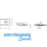 Blechmutter M5/0,5-4,0 Federstahl verzinkt mit metrischem Gewinde