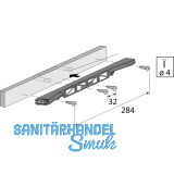 HETTICH SYSTEMA TOP 2000 Blendenanbindung ohne Zapfen, Einbaubreite 392 mm
