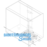 BLUM SERVO-DRIVE Netzgerthalterung Bodenmontage,Lnge 271,6,KS staubgrau