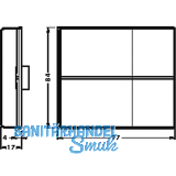 CAMAR 807RV Abdeckkappe zu Unterschrankaufhnger, Kunststoff wei