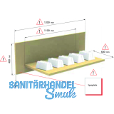CAMAR Paneelaufhnger 814, mit Feder, Befestigung unten, Stahl verzinkt