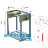 CAMAR Schrankaufhnger 806, links, Tragkraft 130KG, Stahl verzinkt