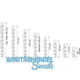 Design Klemmaufnahme Aluprofil - Sockelanwendung