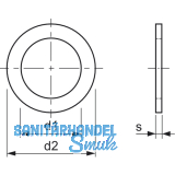DIN7603A 26x32x2.0 Kupferdichtring