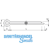 ISO1234 3.2x 25 Edelstahl A2 Splint (DIN 94)