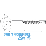 DIN 97 2.5 x 10 Messing blank Holzschraube Senkkopf mit Schlitz