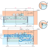 EKU CLIPO 36 G IS Beschlgegarnitur, 1 Tre