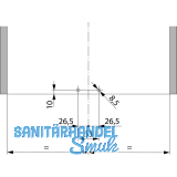 PEKA Fupedal zu Abfallsystem KO, matt verchromt