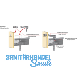 HETTICH SYSTEMA TOP 2000 Stop Control Verriegelungsstangen Set p2o, 9 HE + 1