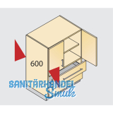 HETTICH SYSTEMA TOP 2000 Hngeregistratur-Rahmen verstellb., AB 700-872mm, schw.