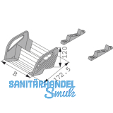 BLUM ORGA-LINE Gewrzhalter, KB 400 mm, Breite 312 mm, Edelstahl antifingerprint