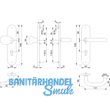 HOPPE SH-Wechselgt. PARIS - auf LS PZ72, TS42-47, oK., VK8, Ed.