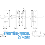 HOPPE SH-Wechselgt. PARIS - auf LS PZ72, TS42-47, oK., VK8, F1