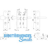 HOPPE SH-Wechselgt. PARIS - auf LS PZ72, TS42-47, mK., VK8, F1