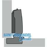HETTICH SENSYS Topfscharnier 8645i TH FIX aufliegend- W 110