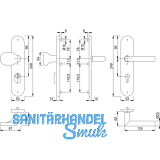 HOPPE SH-Wechselgt. AMSTERDAM - auf LS PZ92, TS67-72, mK., SST 8, Ed.